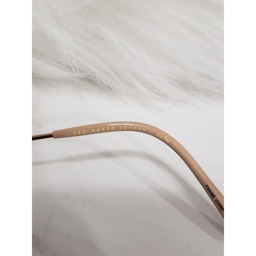 Ted Baker TFW009 Gry Gray Rose Gold Eyeglasses Frames Only Size 55-16-145 - Picture 5 of 7